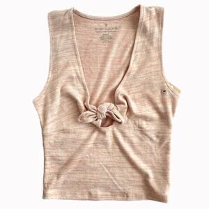 NWT American Eagle Outfitters Front Tie Tank Top Sz M